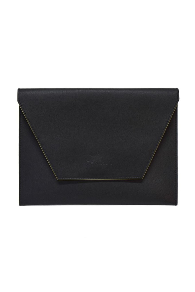 Protect laptop sleeve - Black/Yellow from CANUSSA