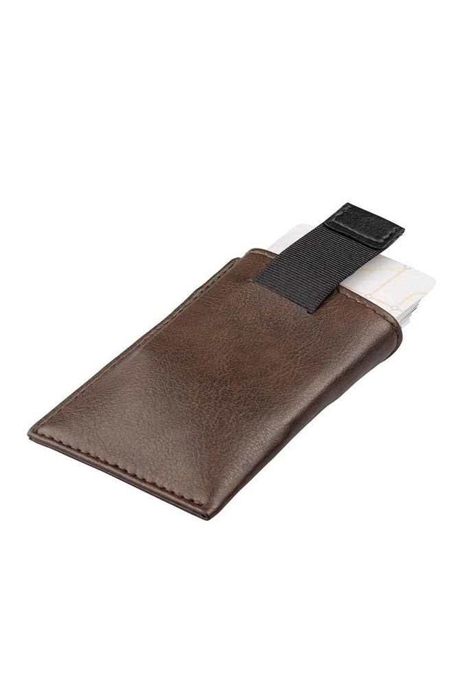 Slim Card holder - Brown/Black from CANUSSA