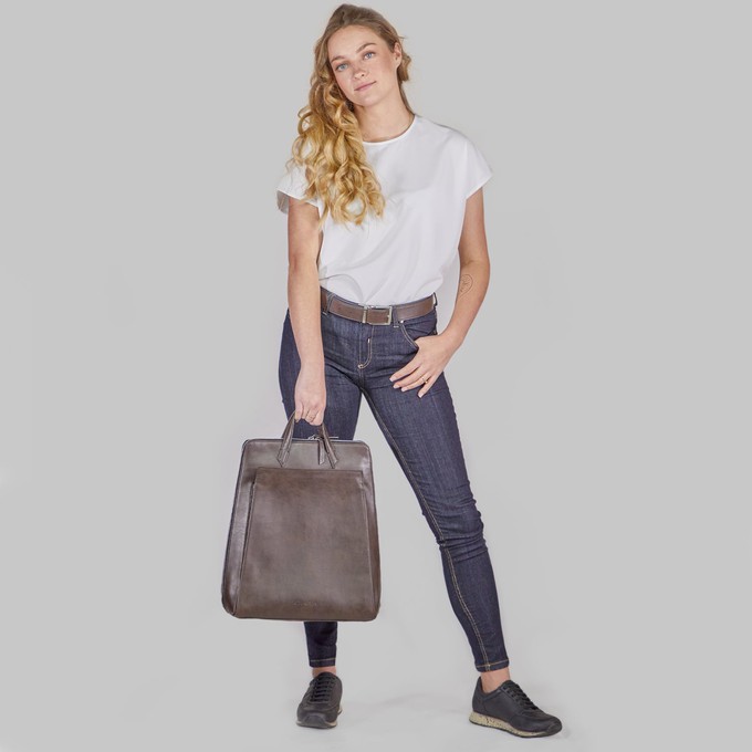 Urban laptop backpack - Brown from CANUSSA