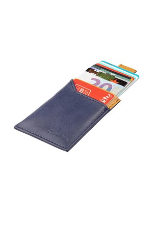Slim card holder - Blue/Camel B2B from CANUSSA