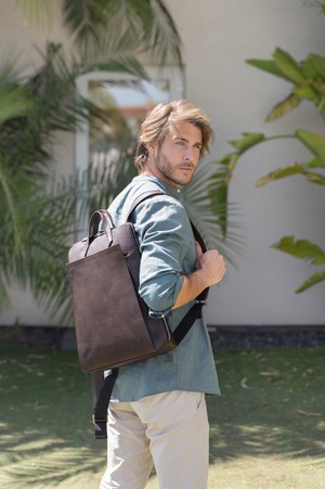 Urban laptop backpack - Brown from CANUSSA