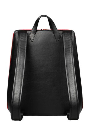 Urban laptop backpack - Black/Red from CANUSSA