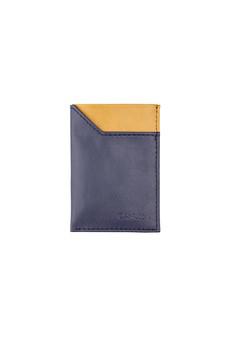 Slim card holder - Blue/Camel B2B via CANUSSA