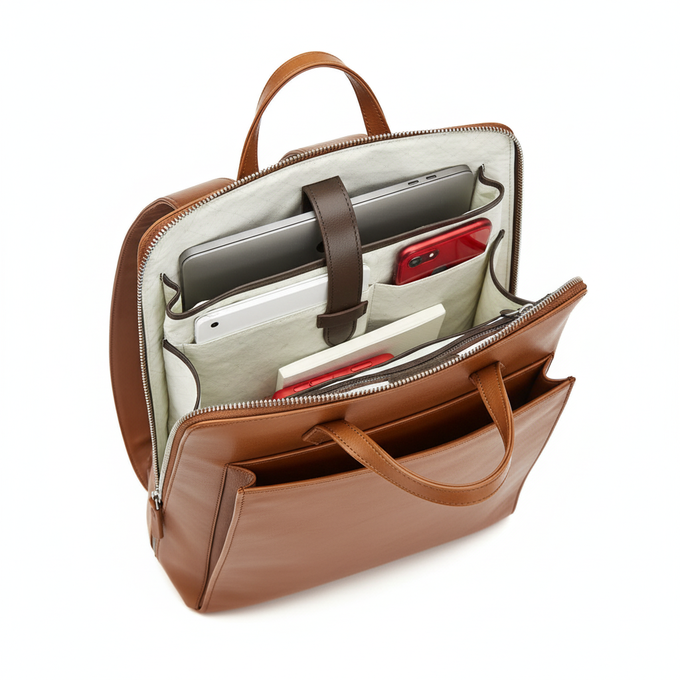 Urban laptop backpack - Camel from CANUSSA