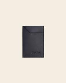 Persimmon slim card holder - Black via CANUSSA