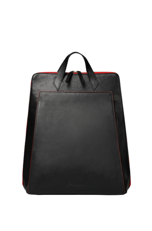 Urban laptop backpack - Black/Red from CANUSSA