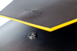 Protect laptop sleeve - Black/Yellow from CANUSSA