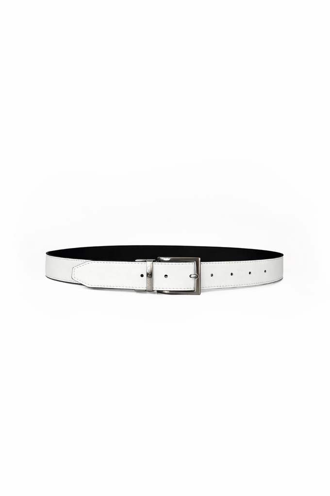 Reverse reversible belt – White/Black from CANUSSA