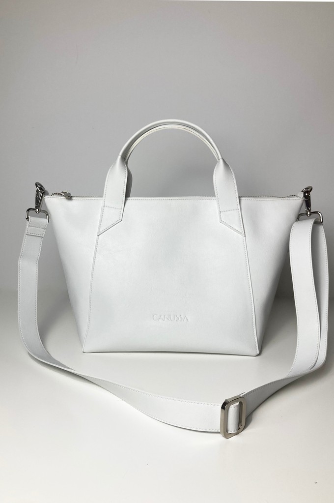Trotto crossbody - White from CANUSSA