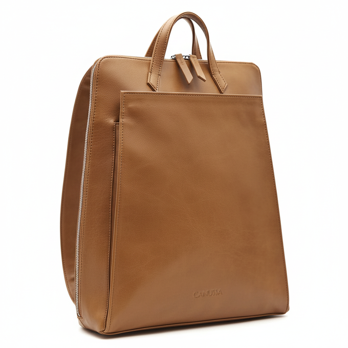 Urban laptop backpack - Camel from CANUSSA