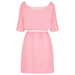 Pink Summer Dress With Sleeves from Cat Turner London