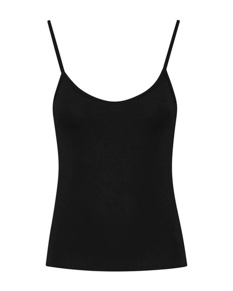 Cotton Singlet Black from Charlie Mary