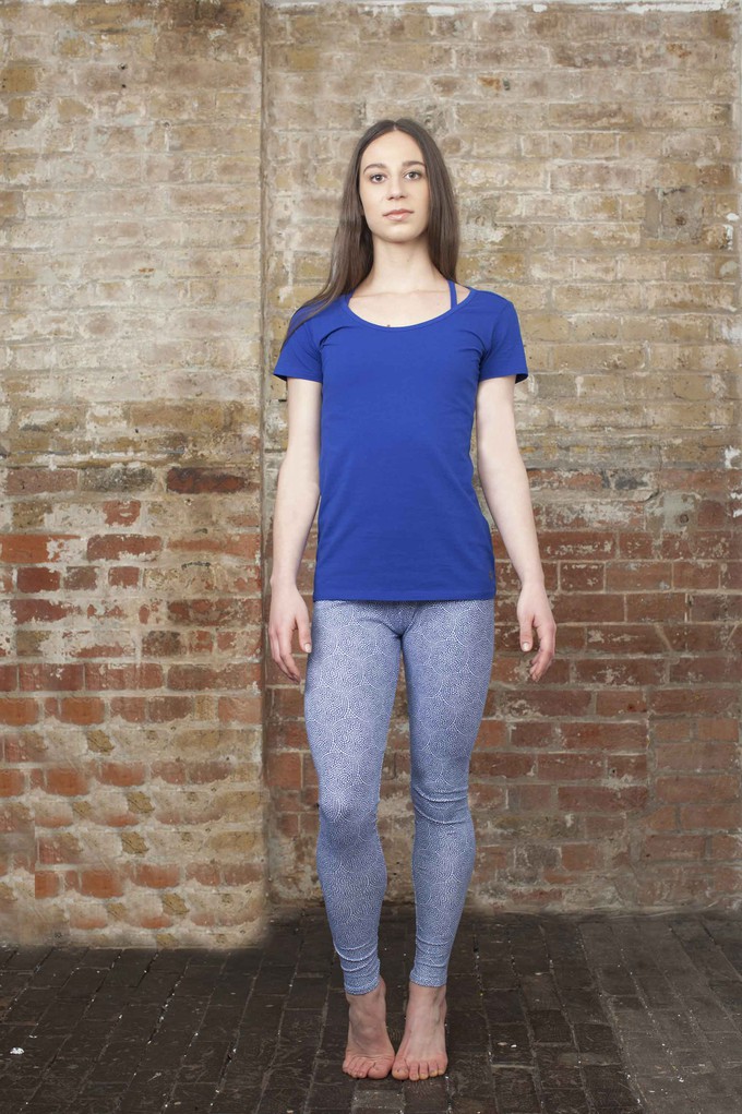 Blue Cotton Comfort Tee from chaYkra
