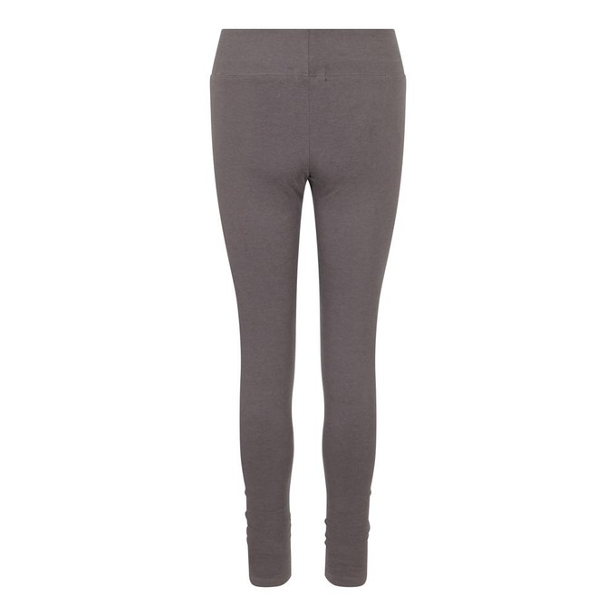 Ruched Bottom Leggings Charcoal from chaYkra