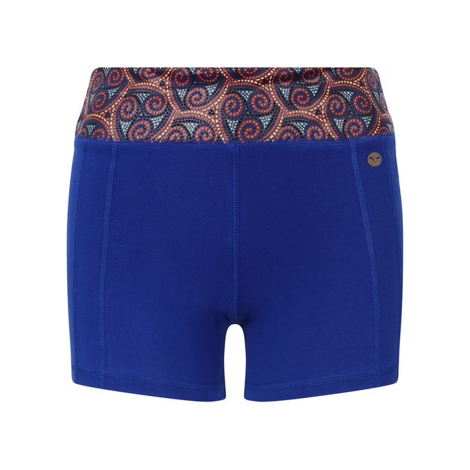Blue Warm Chakra Yoga Shorts from chaYkra