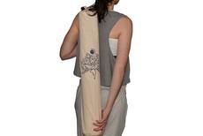 Abstract Yogi Cotton Mat Cover Bag via chaYkra