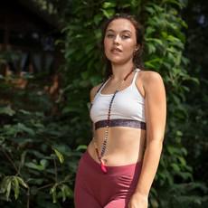 White Warm Chakra Yoga Bra via chaYkra