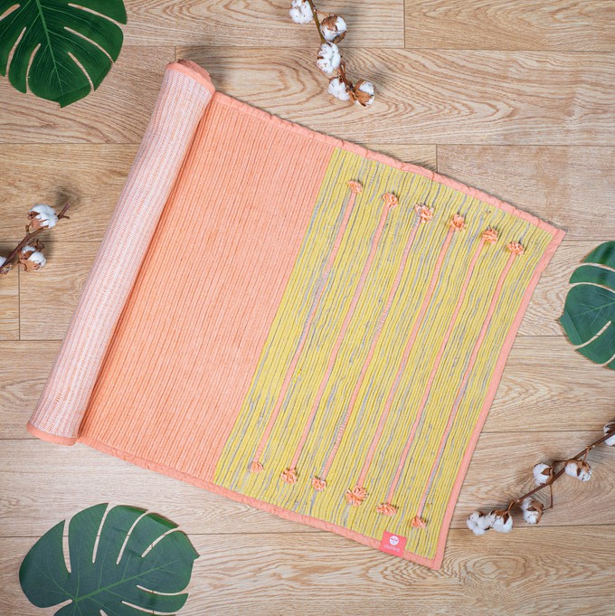 Ayurvedic Cotton Yoga Mat (Pink) from chaYkra