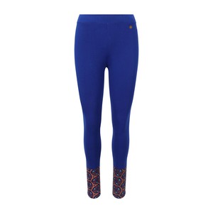 Blue Adorned Ankle Leggings from chaYkra