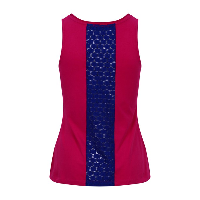 Magenta Contrast Chic Tank from chaYkra