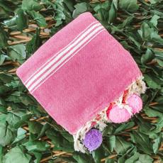 Chill Pink Turkish Towel via Chillax