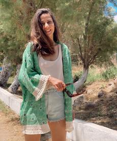 Posy Fringed Kimono via Chillax