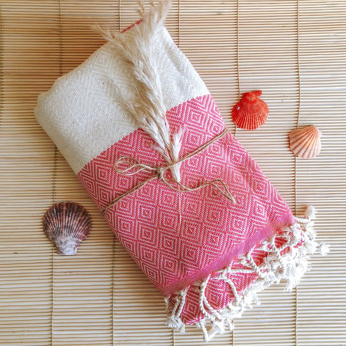 Relax Pink Turkish Towel from Chillax