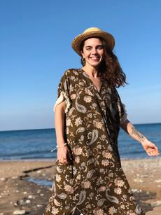 Paisley Kaftan Dress via Chillax