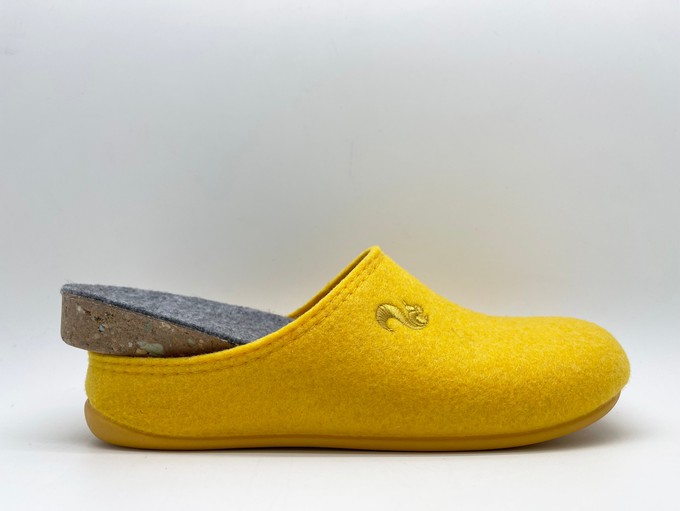 thies 1856 ® Recycled PET Slipper vegan yellow (W/X) from COILEX