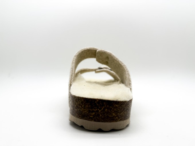 thies 1856 ® Recycled Wool Sandal beige from COILEX