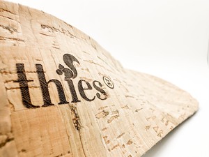 thies ® Eco Squirrel Runner algae cork vegan antique rose from COILEX