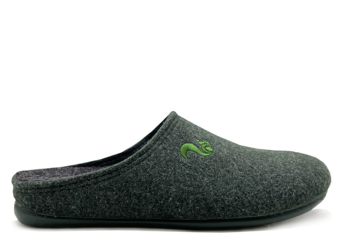 thies 1856 ® Recycled PET Slipper vegan forest green (W/M/X) from COILEX