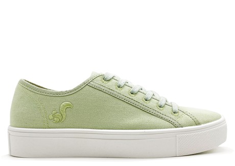 thies ® Natural Dye Plain Sneaker vegan light green (W/X) from COILEX
