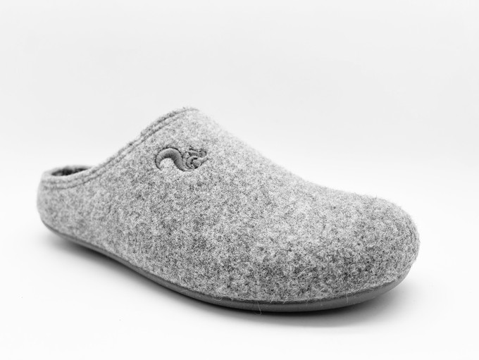 thies 1856 ® Recycled PET Slipper vegan light grey (W/M/X) from COILEX