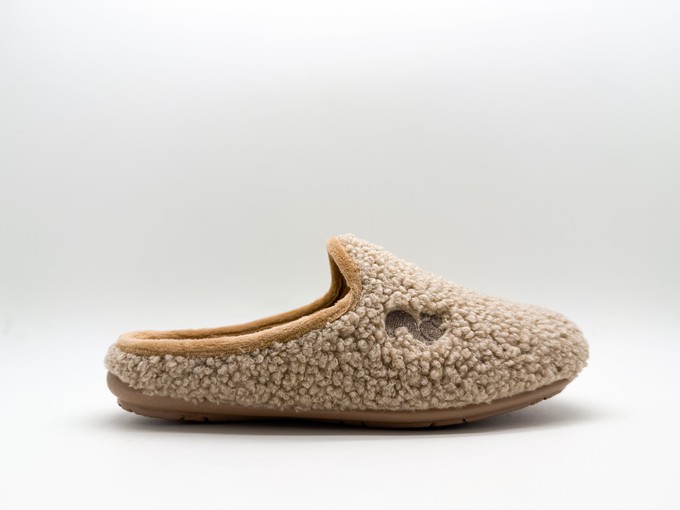 thies 1856 ® Rec Soft Teddy Slipper vegan sand from COILEX