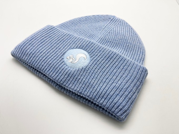 thies Eco Wool Beanie blue fog from COILEX