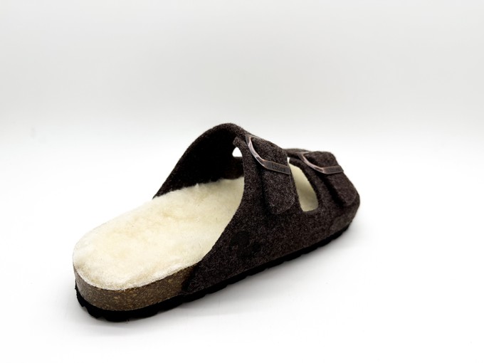 thies 1856 ® Recycled Wool Sandal marron from COILEX