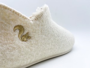 thies 1856 ® Slipper Boots off white with Eco Wool (W) from COILEX