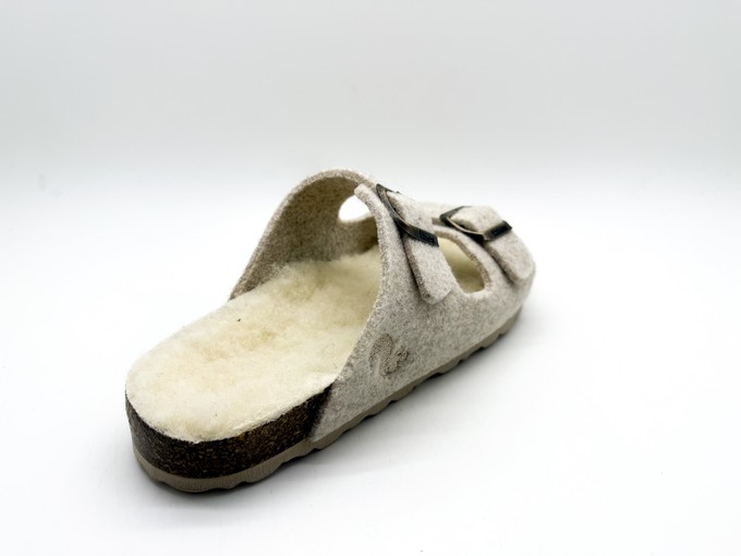 thies 1856 ® Recycled Wool Sandal beige from COILEX
