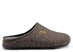 thies 1856 ® Recycled PET Slipper vegan dark brown from COILEX