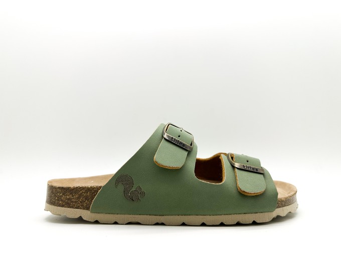 thies 1856 ® Eco Bio Sandal vegan basil from COILEX