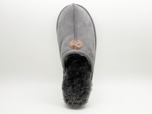 thies 1856 ® Sheepskin Grumpy Dad Slipper dark grey from COILEX