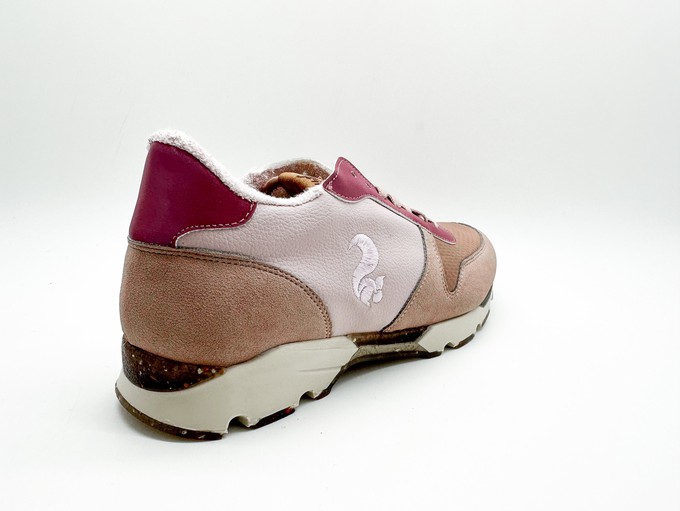 thies ® Eco Squirrel Runner algae cork vegan antique rose from COILEX
