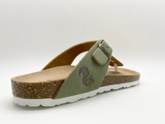 thies 1856 ® Eco Bio Thong Sandal vegan emerald from COILEX