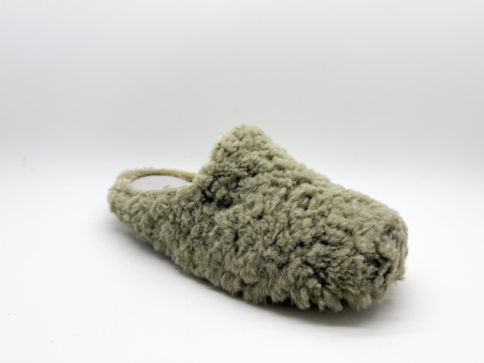 thies 1856 ® Rec Fluffy Slipper vegan emerald from COILEX