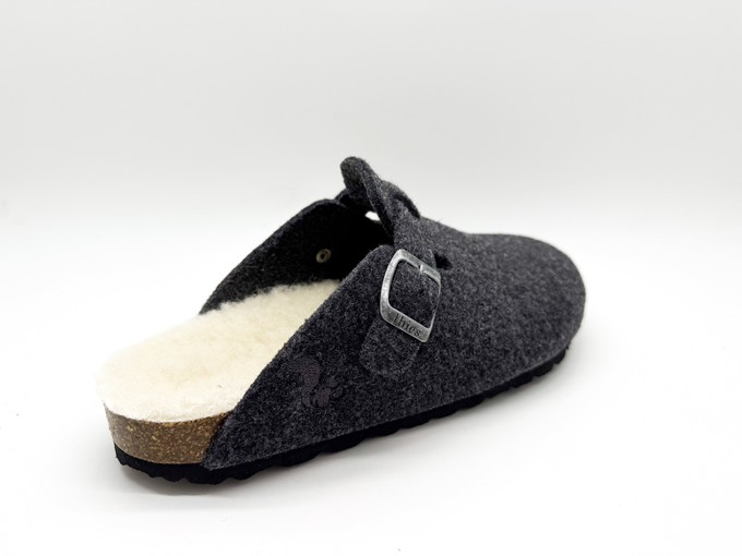 thies 1856 ® Recycled Wool Clog dark grey from COILEX