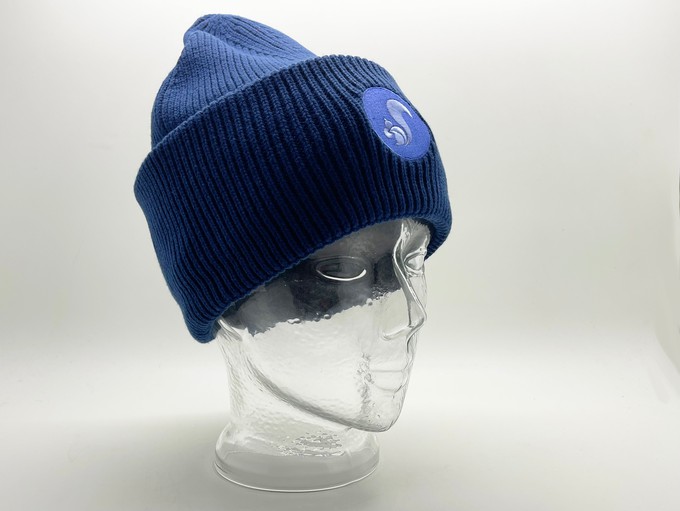 thies vegan Organic Beanie state blue from COILEX