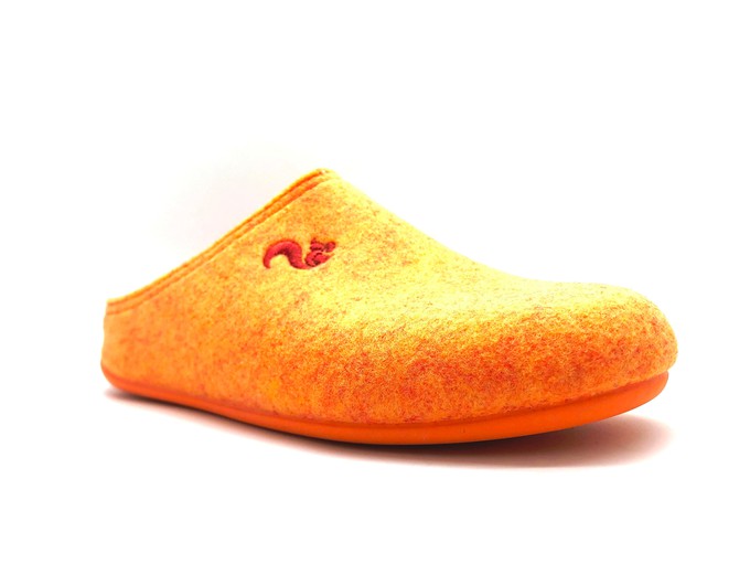 thies 1856 ® Recycled PET Slipper vegan orange (W/M) from COILEX