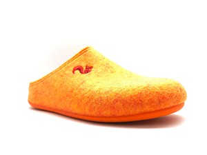 thies 1856 ® Recycled PET Slipper vegan orange (W/M) from COILEX