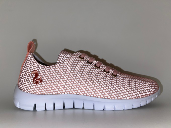 thies ® Reflexrunner peach | vegan aus recyceltem PET from COILEX